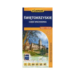 Świętokrzyskie część wschodnia - mapa turystyczno-krajoznawcza