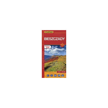 Bieszczady Mapa turystyczna 1:50 000