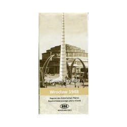 Wrocław 1948 reprint historycznego planu miasta 1:20000
