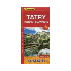 Tatry Polskie i Słowackie Mapa turystyczna 1:50 000