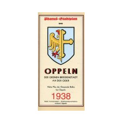 Oppeln Opole plan miasta z 1938 r.