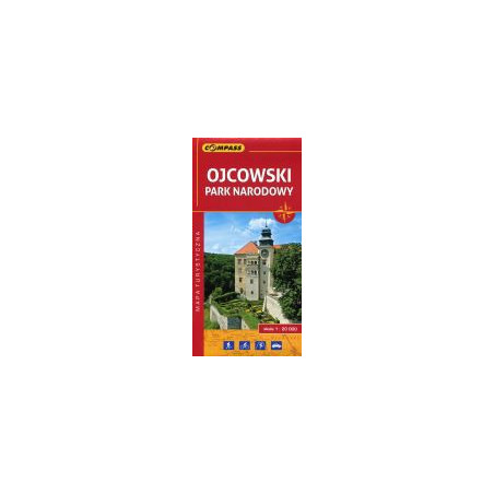 Ojcowski Park Narodowy mapa turystyczna