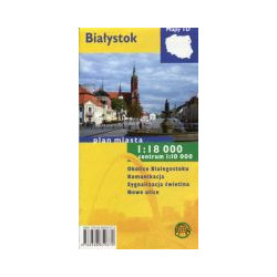 Białystok Plan miasta 1:18 000