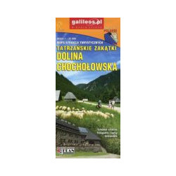 Tatrzańskie zakątki Dolina Chochołowska mapa atrakcji turystycznych 1:22 000