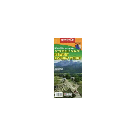Tatrzańskie zakątki Giewont Kasprowy Wierch mapa atrakcji turystycznych 1:20 000