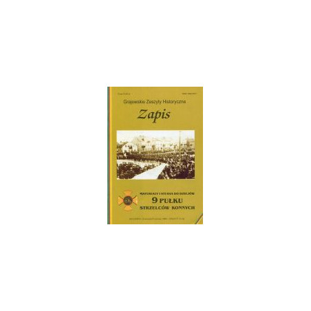 Zapis Grajewskie Zeszyty Historyczne Zeszyt 2 (14) Kwiecień/Czerwiec 2004