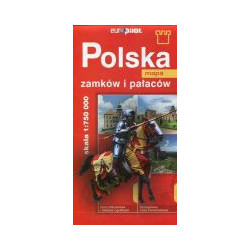 Polska. Mapa zamków i pałaców w skali 1:750 000