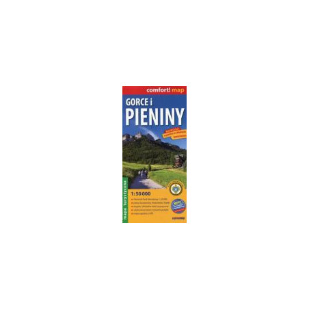 Gorce i Pieniny Mapa turystyczna 1:50 000