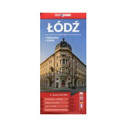Łódź Pabianice Zgierz - plan miasta 1:24 500