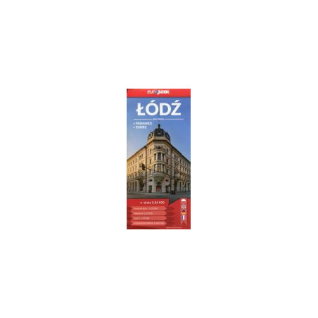 Łódź Pabianice Zgierz - plan miasta 1:24 500