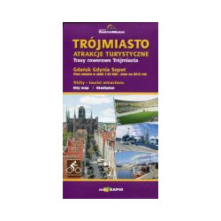 Trójmiasto - atrakcje turystyczne - plan miasta 1:25000