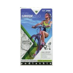 Green Velo mapa rowerowa Województwo podlaskie. Część północna