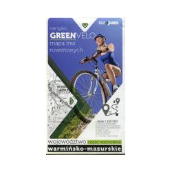 Green Velo mapa rowerowa Województwo warmińsko-mazurskie. Część wschodnia