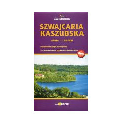Szwajcaria Kaszubska dwustronna mapa turystyczna 1:30000