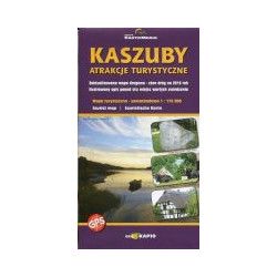 Kaszuby Atrakcje Turystyczne - mapa turystyczno-samochodowa 1:175000
