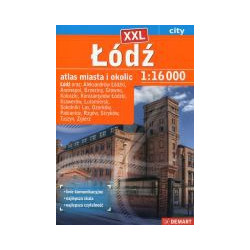 Łódź XXL atlas miasta i okolic 1:16 000