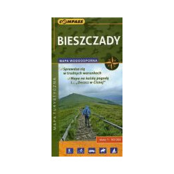 Bieszczady mapa turystyczna wodoodporna 1:50 000