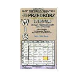 Przedbórz - mapa WIG skala 1:100 000