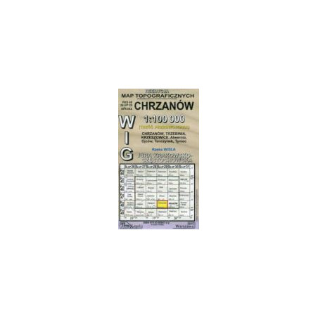 Chrzanów - mapa WIG skala 1:100 000