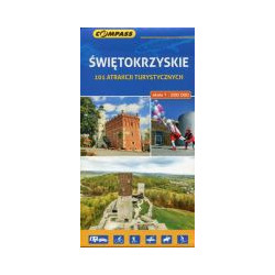 Świętokrzyskie 101 atrakcji turystycznych - mapa 1:200 000