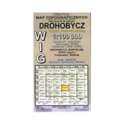 Drohobycz - mapa WIG skala 1:100 000
