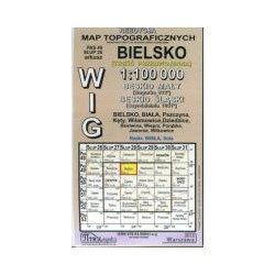 Bielsko - mapa WIG skala 1:100 000