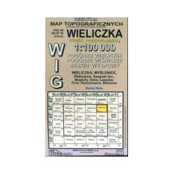 Wieliczka - mapa WIG skala 1:100 000