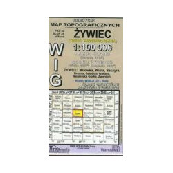 Żywiec - mapa WIG skala 1:100 000