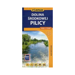 Dolina środkowej Pilicy - mapa w skali 1:75000
