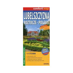 Lubelszczyzna, Roztocze, Polesie - laminowana mapa turystyczna 1:175 000