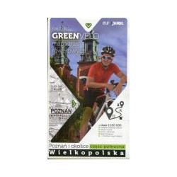 Nie tylko Green Velo. Mapa tras rowerowych w skali 1:100 000 Wielkopolska. Poznań i okolice. Część północna