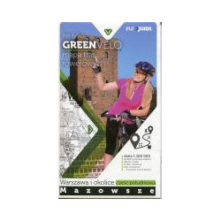 Nie tylko Green Velo. Mapa tras rowerowych w skali 1:100 000 Mazowsze. Warszawa i okolice. Część południowa