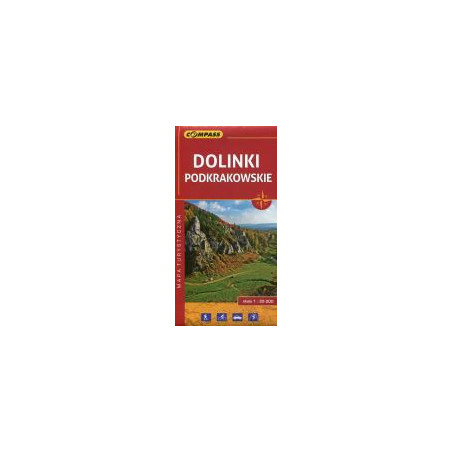 Dolinki podkrakowskie - mapa w skali 1:25 000