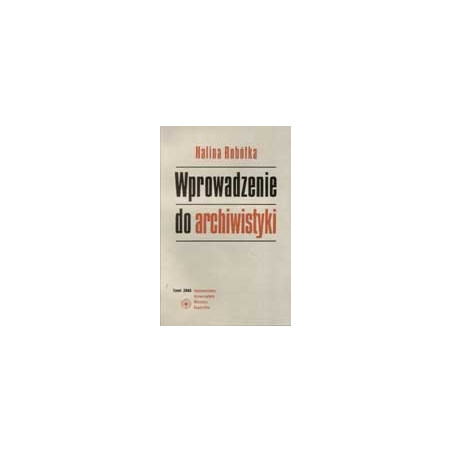 Wprowadzenie do archiwistyki