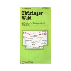Thüringer Wald - Touristenkarte