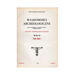 Wiadomości archeologiczne Tom XXVI / Zeszyt 1