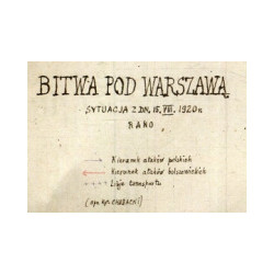 Bitwa pod Warszawą - mapa