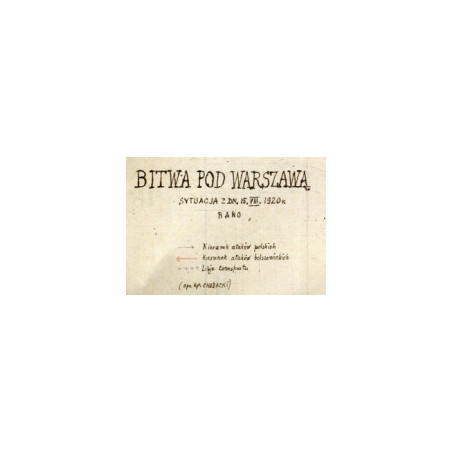 Bitwa pod Warszawą - mapa