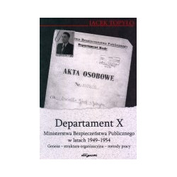 Departament X Ministerstwa Bezpieczeństwa Publicznego w latach 1949-1954