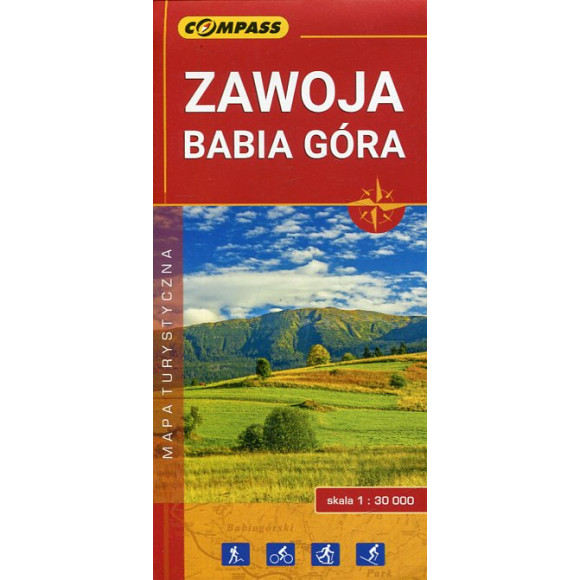 Zawoja Babia Góra - mapa turystyczna papierowa