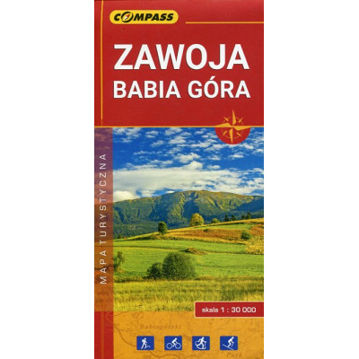 Zawoja Babia Góra - mapa turystyczna papierowa