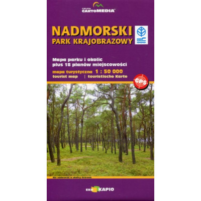 Nadmorski Park Krajobrazowy mapa turystyczna laminowana 1:50 000