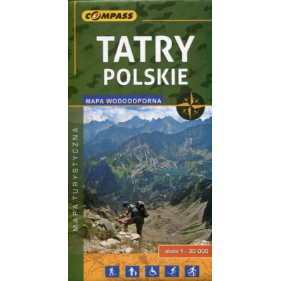 Tatry Polskie Mapa turystyczna 1:30000 wodoodporna
