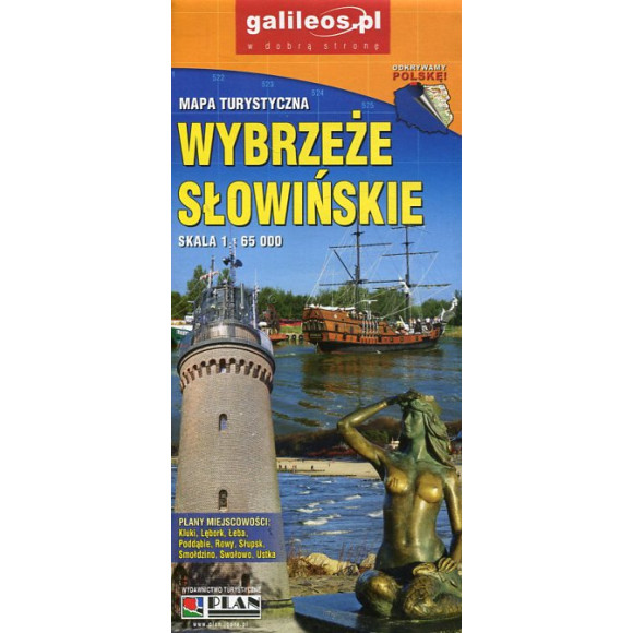 Wybrzeże Słowińskie - mapa turystyczna skala 1:65 000