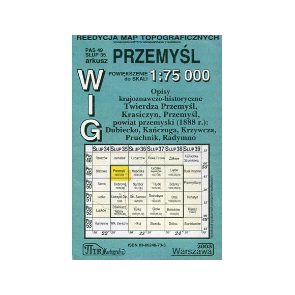 Przemyśl - mapa WIG 1:75 000