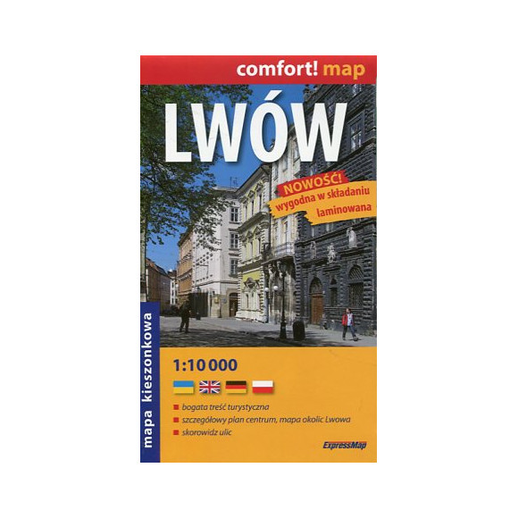 Lwów mapa kieszonkowa 1:10 000