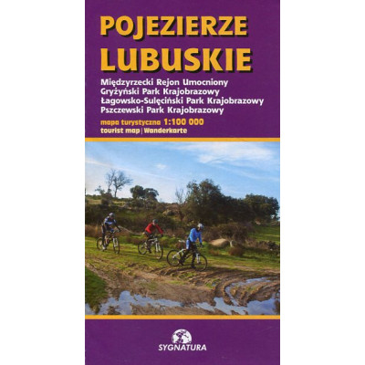 Pojezierze Lubuskie mapa turystyczna 1:100 000