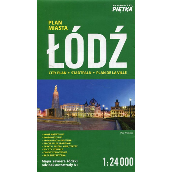 Łódź plan miasta 1:24 000