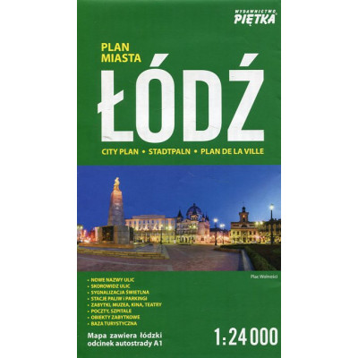 Łódź plan miasta 1:24 000