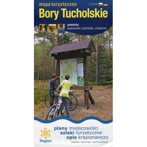 Bory Tucholskie. Mapa turystyczna